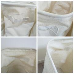 無印良品 MUJI ❲廃盤サイズ❳ ポリエステル綿麻混ソフトボックス① 3個SET おもちゃ収納等の画像