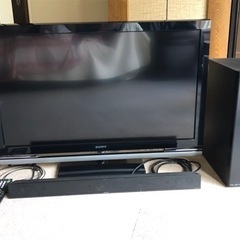 SONY KDL-40V1  と　ホームシアターセット