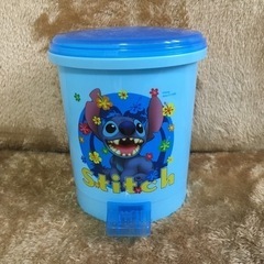 【値下げ中】リロ＆スティッチ ゴミ箱/ディズニー ブルー ダスト...