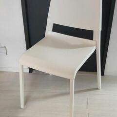 19日まで渋谷区引き渡し限定★ IKEA　ホワイト　チェア　テオ...