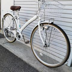 27インチ 外装6段変速 LEDオートライト シティーサイクル 防犯登録料込‼︎