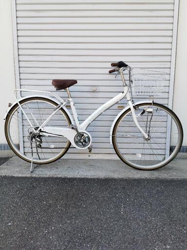 27インチ 外装6段変速 LEDオートライト シティーサイクル 防犯登録料込‼︎