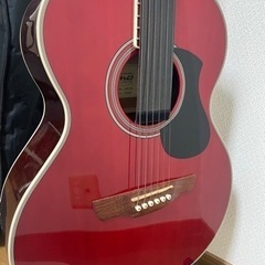 10月10日で終了！最終値下げ！James アコースティックギター 赤の画像