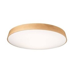 中古品】無印良品 LED木製シーリングライト・調光調色機能付