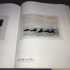 アンドレ・ブラジリエ　海岸の騎馬　オリジナルリトグラフ  自筆サイン・ナンバー入りの画像