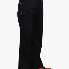 新品未使用 メンズ 作業ズボン カーゴパンツ ブラック シャドー...