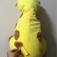 くったりキリン　でかBIG  イエローブラウン　ぬいぐるみの画像