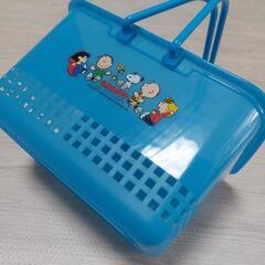 レア★スヌーピー　収納　お買い物カゴ　おもちゃ入れの画像