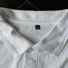 白ポロシャツ160cm４枚セットの画像