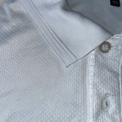 白ポロシャツ160cm４枚セットの画像