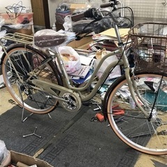 譲渡先決まりました★ 丸石　ギア付き自転車　ベージュ　シティサイクル　26インチ
