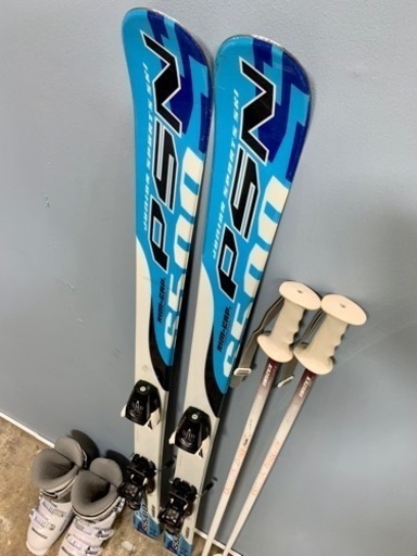 お引取り限定 swallow PSN S500 スワロー ジュニアスキー4点セット 板140cm ブーツ23cm