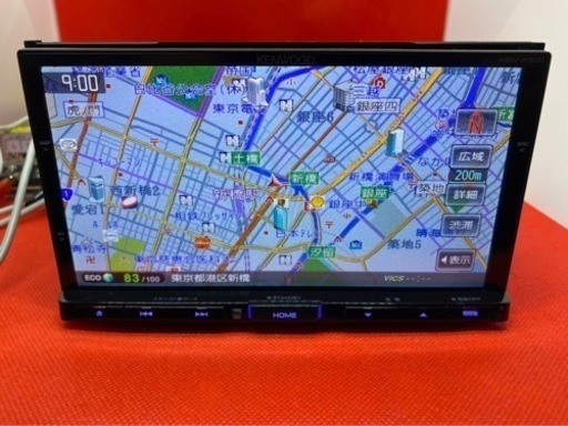KENWOOD 上位級　MDV-X500 フルセグ　新品バックカメラ付フルセット　た-2