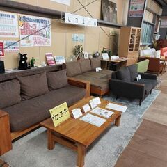 商談中【愛品倶楽部柏店】　ウニコ　ＡＬＢＥＲＯ　カバーリング３シーター＆オットマンの画像