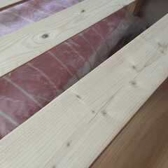 すのこベッドフレーム　クイーンサイズの画像