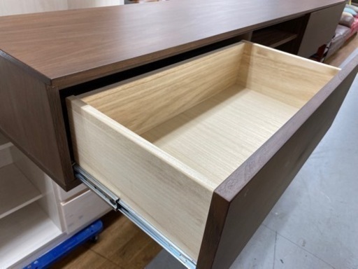 R226 NITORI テレビ台(ローボードレシェンテ 180LB MBR) 美品