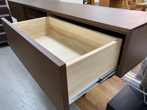 R226 NITORI テレビ台(ローボードレシェンテ 180LB MBR) 美品