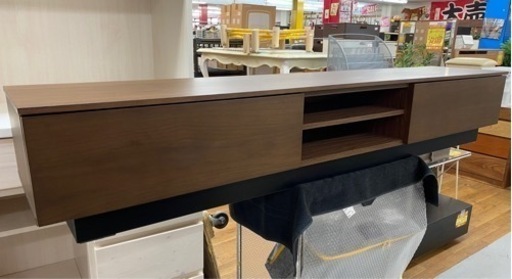 R226 NITORI テレビ台(ローボードレシェンテ 180LB MBR) 美品