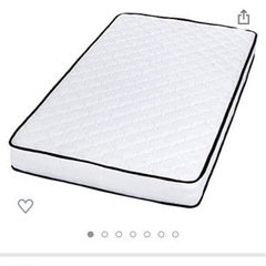 IKEA ダブルベッド　160×200 やわらかマットレスの画像