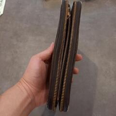 【交渉中】ジャンク品　ルイヴィトン　ダミエ　ラウンドファスナー　財布　の画像