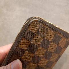 【交渉中】ジャンク品　ルイヴィトン　ダミエ　ラウンドファスナー　財布　の画像