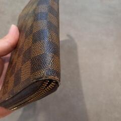 【交渉中】ジャンク品　ルイヴィトン　ダミエ　ラウンドファスナー　財布　の画像