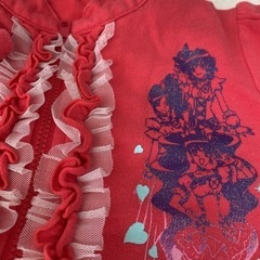 ヒーリングっどプリキュア フリル付き 長袖トップストレーナー 100㎝の画像