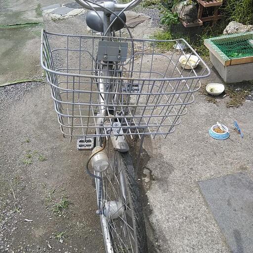 通学用自転車です。
