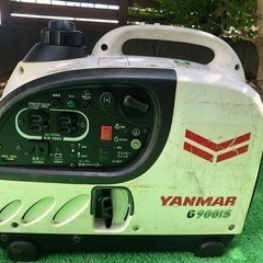 ヤンマー ガソリン 発電機　YANMAR G900IS 2 レシャー防災用 電源　0.9KW　　作動確認済の画像