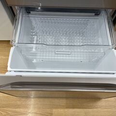 3/28まで出品　送料込　6ドア冷蔵庫 470L ブラウン　470l-500l HITACHI 冷蔵庫 2021年製 470L R-HWS47NL SJ545