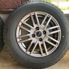185/70R14 88Qスタッドレス アルミ4本セット BRIZZAK REVO GZの画像