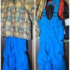 【値下げ/お買い得】男の子　スキー&ウェアセットの画像