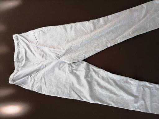マタニティパンツ　黒、グレー2枚セット