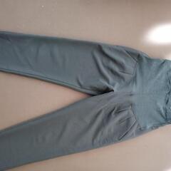 マタニティパンツ　黒、グレー2枚セットの画像