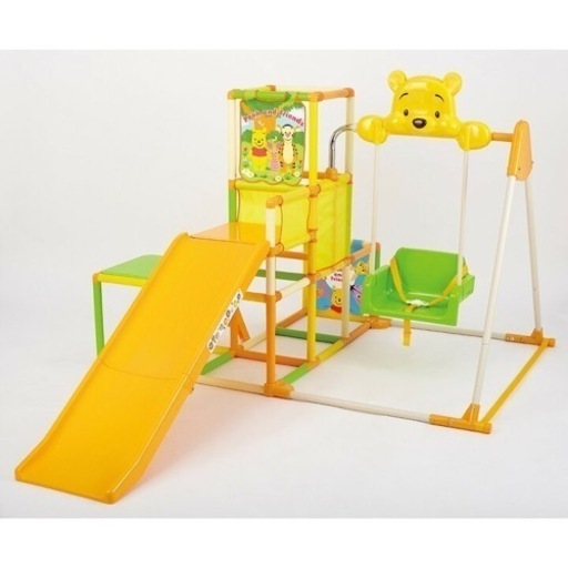 お渡し決まりました！くまのプーさん おりたたみロングスロープキッズパークSP プラス ジャングルジム