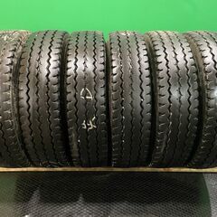 札幌発 引取OK BS G530 225/80R17.5 123/122L 17.5インチ トラックタイヤ 夏タイヤ 6本 バリ溝 4t レンジャー ファイター等　(MTF225) クレジットカード QRコード決済可能