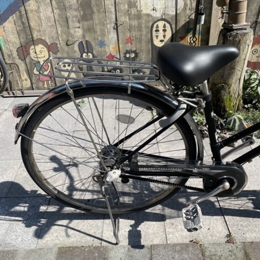 【2766】学童　パナソニック　27インチ　前後タイヤ新品　19,300円（防犯・税込）