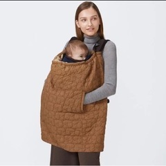 UNIQLO 2WAY 抱っこ紐防寒ケープの画像