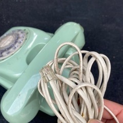 値下げ　レトロな電話機　黒電話の画像