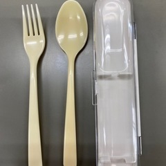スプーン　フォークセット　耐熱ABSの画像
