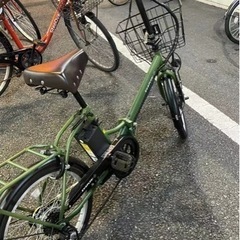 「東京豊島区／北区」電動アシスト折りたたみ自転車 20型の画像