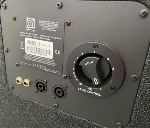 ベースアンププロ仕様【フルセット手渡し限定】Ampeg SVT-3 PRO / SVT410HLF / スピーカーケーブル