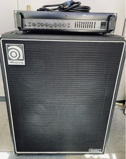 ベースアンププロ仕様【フルセット手渡し限定】Ampeg SVT-3 PRO / SVT410HLF / スピーカーケーブル