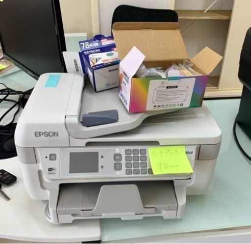 カラープリンター　替えインク付き