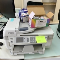カラープリンター　替えインク付き