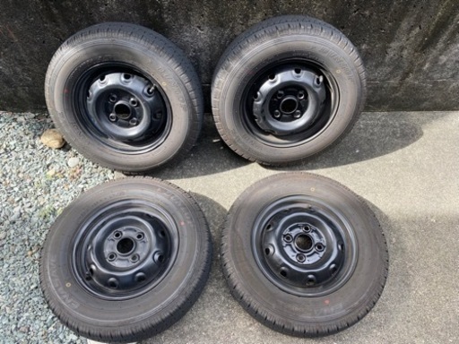 12インチ 中古スチールホイール&タイヤ
