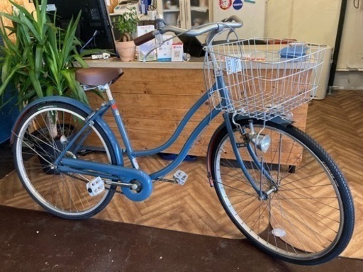 【miyata】26インチ自転車　スモーキーブルー