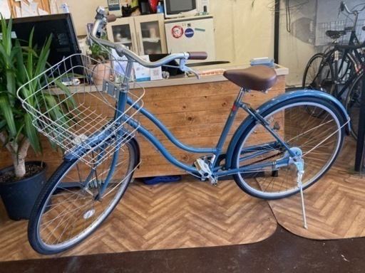 【miyata】26インチ自転車　スモーキーブルー