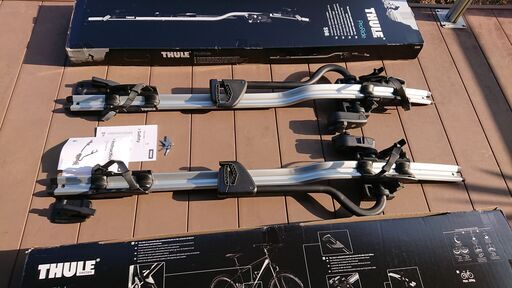 Thule proride スーリー プロライド 598 中古品　2台