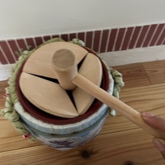 お正月など　樽　四合瓶用　鏡割りの画像